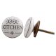 Kitchen Flat Ceramic Drawer Knob